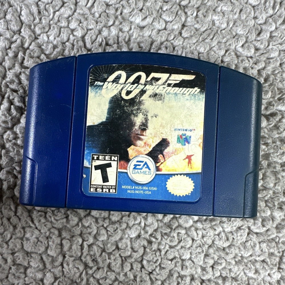 007 The World Is Not Enough (Nintendo 64, 2000) N64 Cart Only